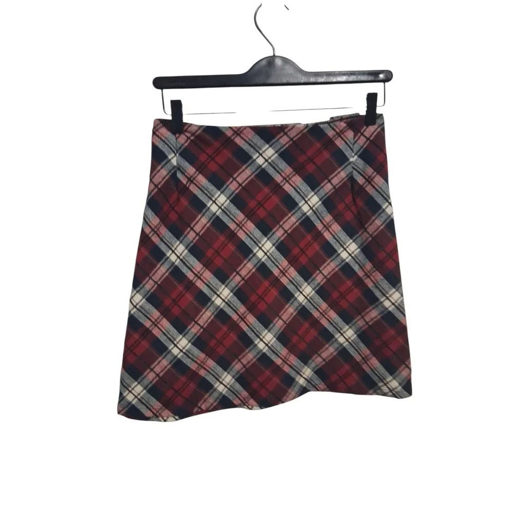 Arula Plaid Academia Varsity Heritage Women's Plus size 3X Flannel Mini Skirt